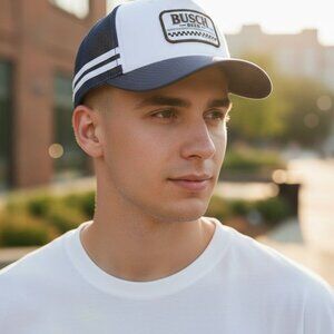 NEW!!! AMERICAN EAGLE “BUSCH” BEER TRUCKER HAT - ONE SIZE